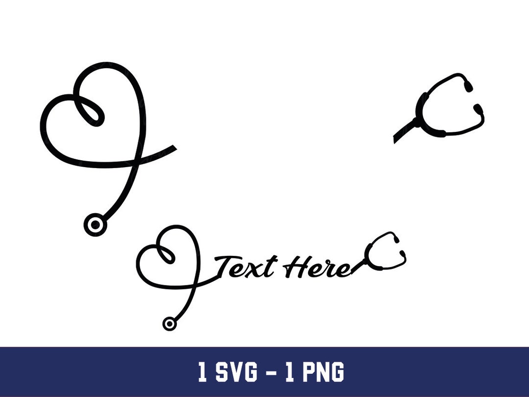 Split Stethoscope, Stethoscope Name Monogram,stethoscope Monogram Svg,nurse Svg,nurse