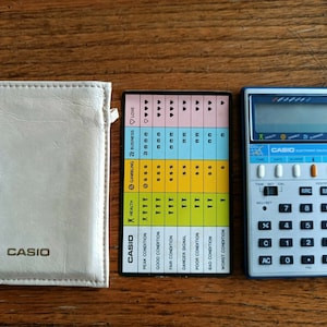 Calculatrice de fortune Casio FT-21 RARE !