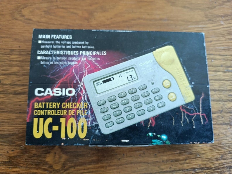RARE Casio Calculator UC100 battery checker Etsy 日本