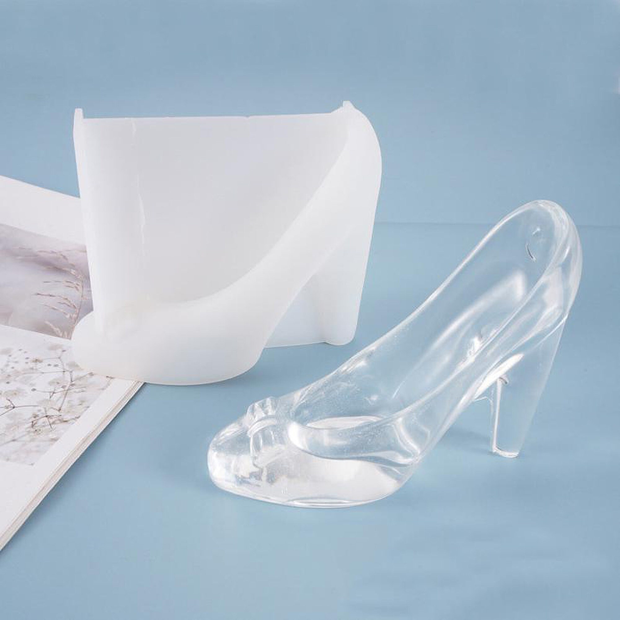 Resin molds Crystal Shoe Silicone MoldHigh heel Princess Etsy