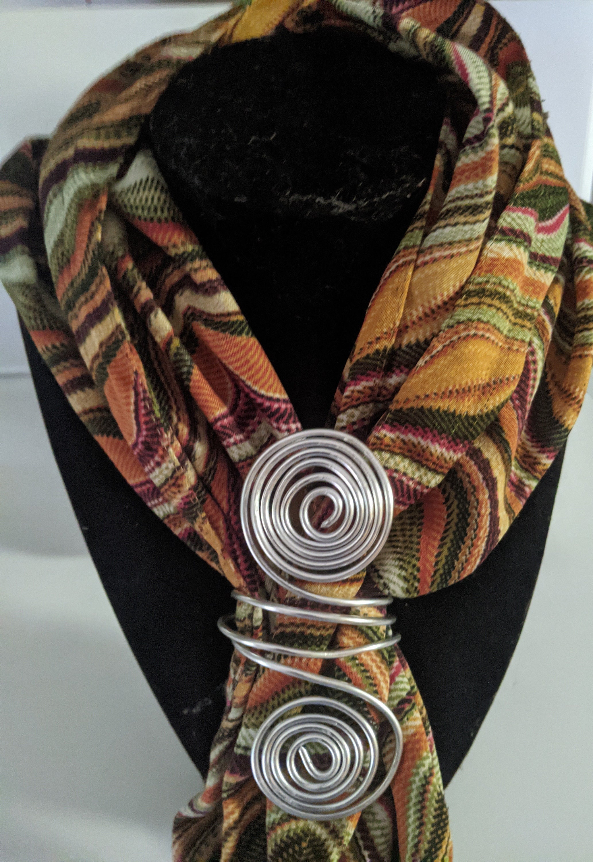 Scarf Ring Aluminum Great gift for her under 15 dollars Teacher gift…