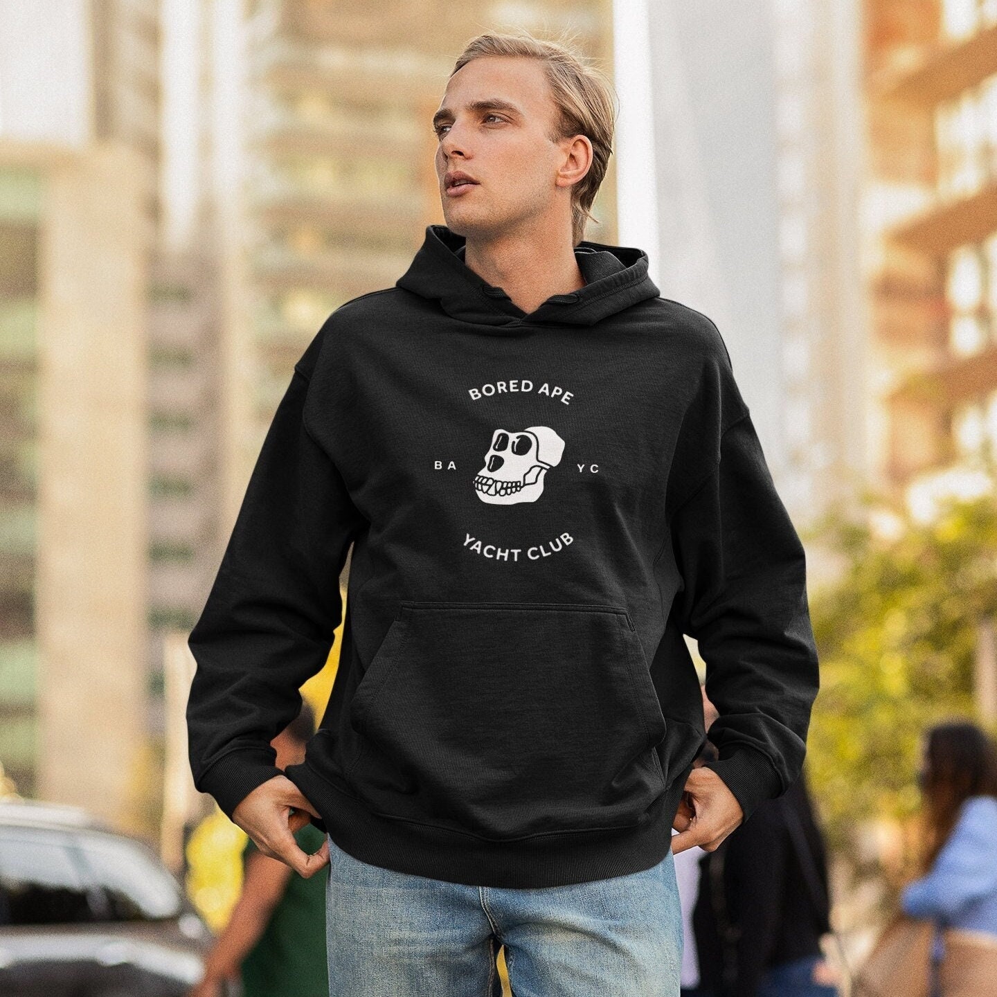 Bored Ape Yacht Club (BAYC) NFT Logo Hoodie - Etsy