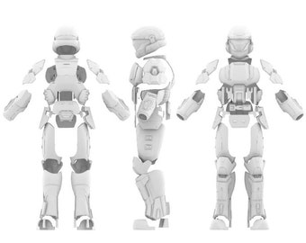 Modular Halo 3 ODST armour 3D print Files STLs for Cosplay