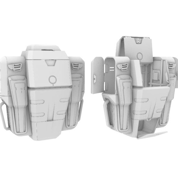 Halo 3 ODST backpack STL