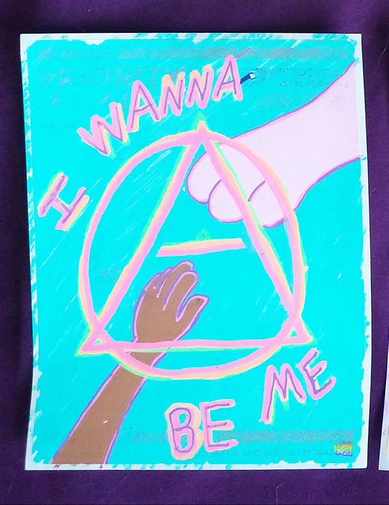 2 RANDOM hand drawn THERIAN STICKERS image 2