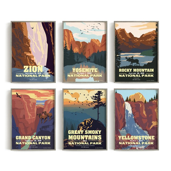 National Park Prints - Etsy