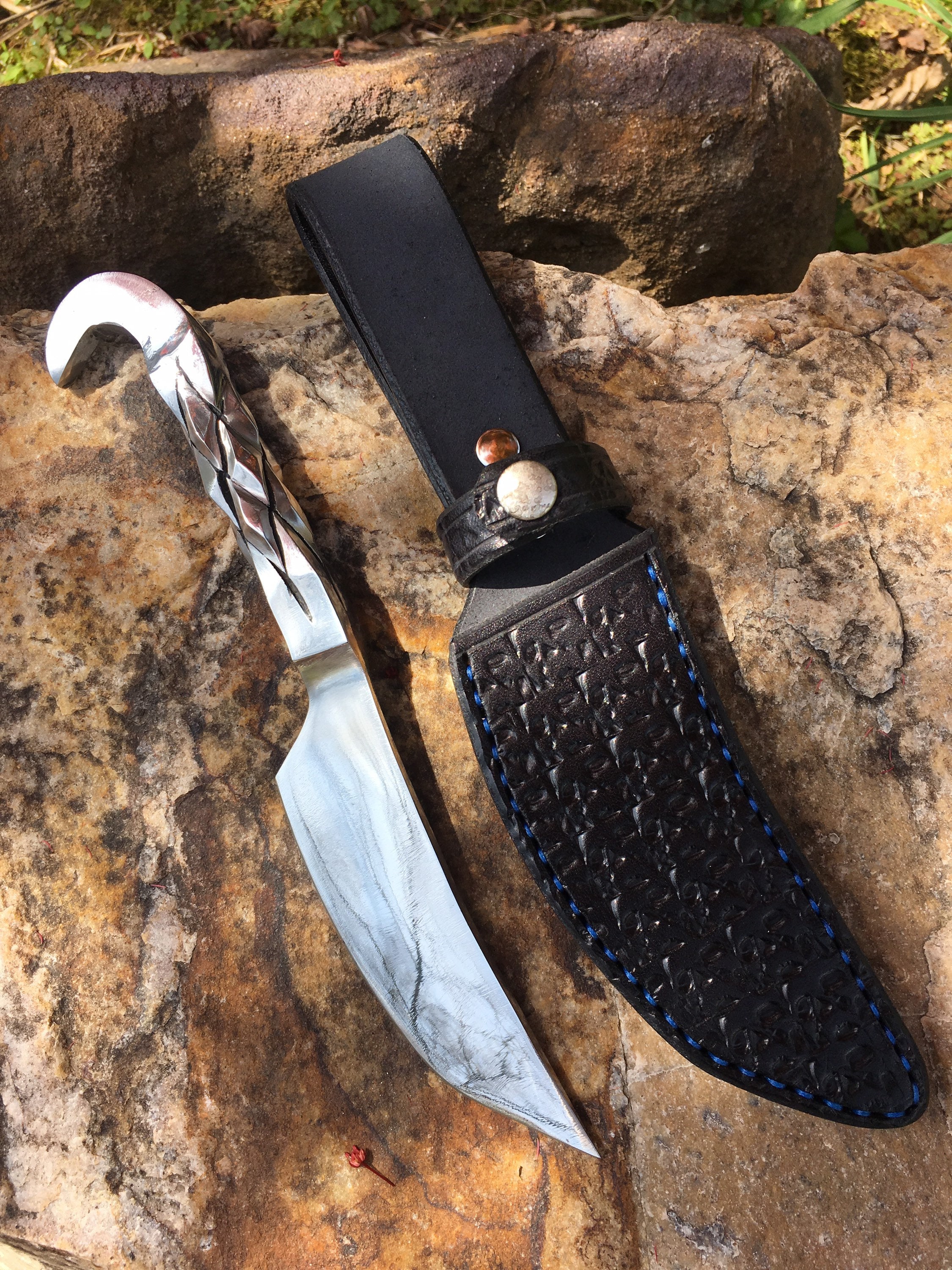 Hand pineapple twist railroad spike knife agrohort.ipb.ac.id