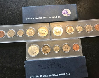 Uncirculated 1965-67 United States Special Mint Sets