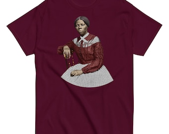 Harriet Tubman Cropped and Colorized T Shirt