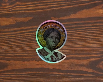 Harriet Tubman Mosaic Holographic stickers