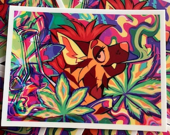 Happy Birthday Trees Sticker