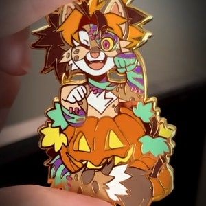 Halloween Avery Enamel Pin