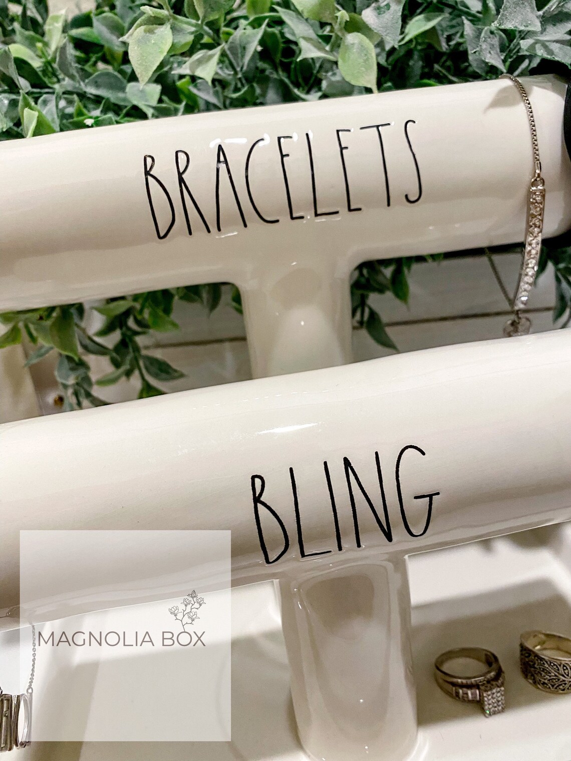 RAE DUNN Bracelet/ Jewelry Holder Ceramic Jewelry Holder Etsy