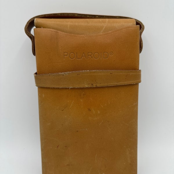 Vintage Polaroid Leather SX70 Carry Case