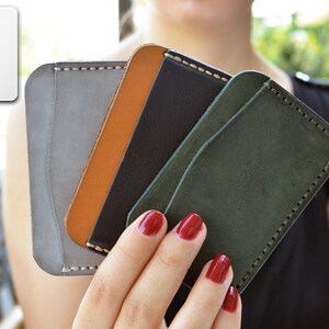 Patrón de billetera de dos bolsillos / Plantilla de titular de tarjeta mínima / Cartera mínima / Minimalismo / Plantilla de titular de tarjeta A4