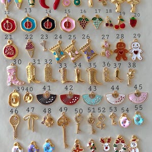 Build Your Own Custom Charm Necklace Bracelet V2 Pick Your Charms