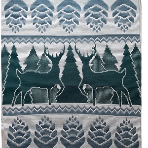 Wild Harmony, haakpatroon hert, haakpatroon bos, haakpatroon mozaïek