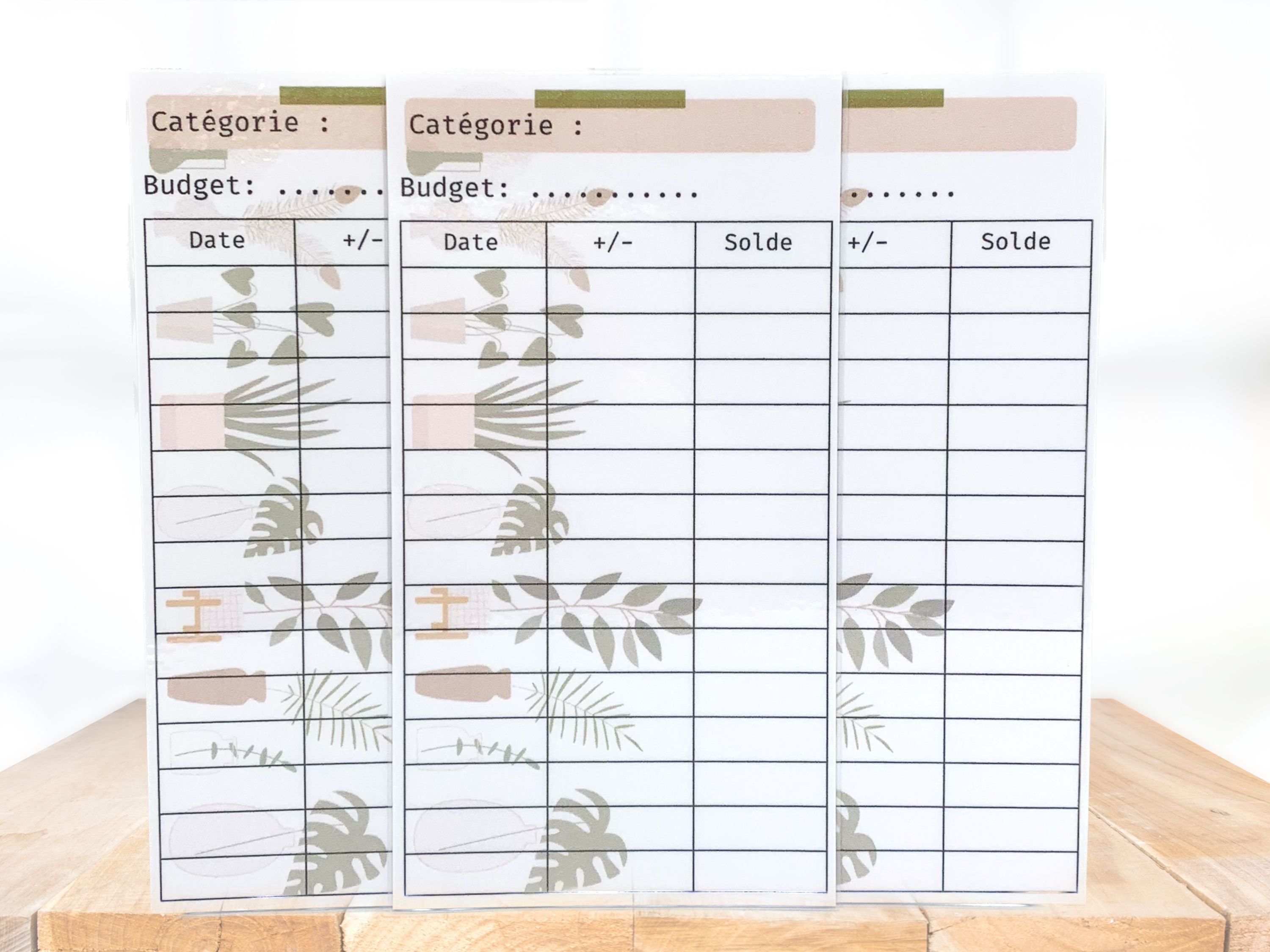 Enveloppe Budget pour classeur A6 - Waterdrop (digital) – Budget Diary