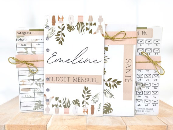 A6 classeur budget enveloppe,budget planner budget organisateur