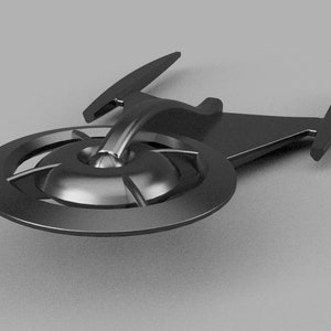 Von Star Trek USS Entdeckung inspiriertes Schiff STL Modell für den 3D Druck