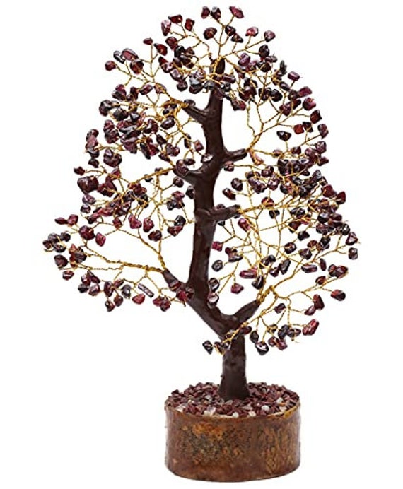 Amber Bonsai Tree of Good Luck Descktop Decorate Tree Home & Living
