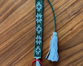 christmas festive holiday bookmark
