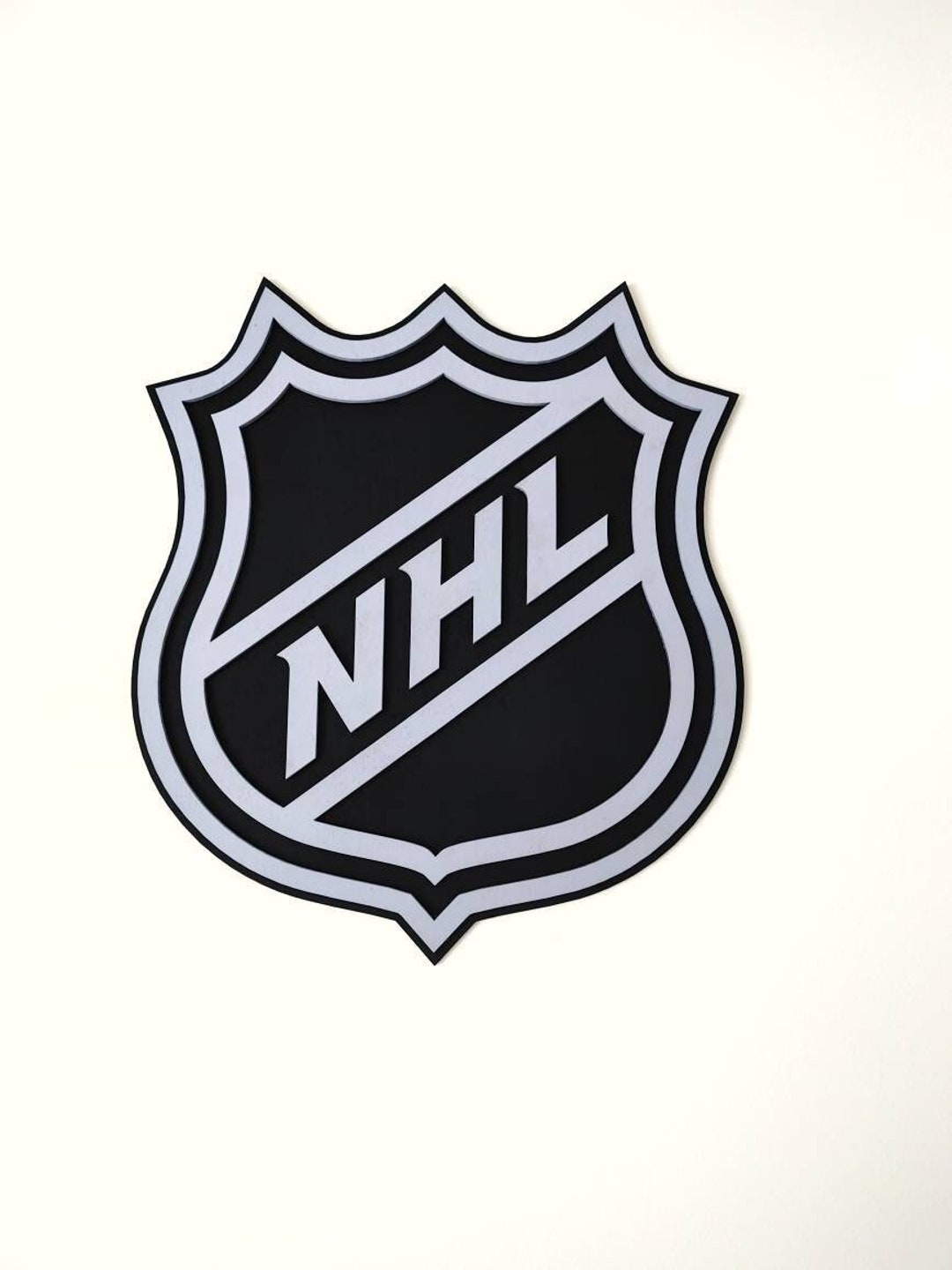 NHL Team Logos Canvas Wall Sign Panel