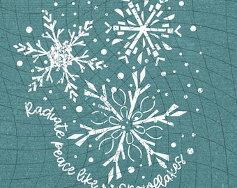 Distressed snowflakes PNG - Christmas sublimation - Snowflake png - Christmas png - Winter shirt design - Winter vibes -Christmas snow flake