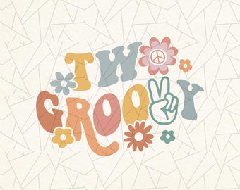 Two groovy png - Girls birthday png - Girls second birthday png - 2nd birthday boho shirt - Two groovy shirt - Matching mommy and me shirt