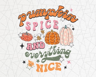 Especia de calabaza y todo lo bonito png - Calabaza png - Otoño png - Retro otoño png - Camisa de otoño png - Calabaza leopardo png - Hola calabaza png