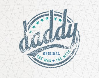 Daddy png - Dad shirt png - Father's day png - Retro daddy png - Daddy sublimation - Father's day shirt design - Vintage sublimation
