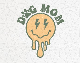 Dog mom png - Dog mama png - Dog mom shirt - Pet mom png - Dog moms club png sublimation - Fur mom - Retro sublimation - Paw print png