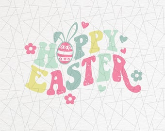 Easter Sublimation - Easter png - Hoppy easter png - Easter clipart - Easter vibes png - Designs Downloads - Happy easter sublimation design