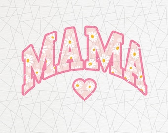 Retro Sublimations  - Mother's day Sublimations - Mother's day gift - Mom shirt png - Mama Png - Matching mama mini - Floral print mama png