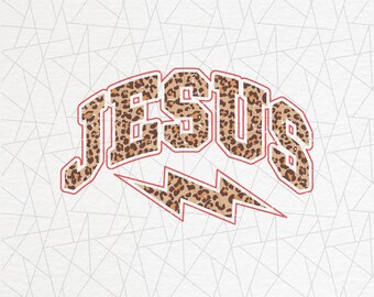 Christian sublimation - Christian png - Trendy christian png - Retro png - Designs Downloads - Christian shirt design - Leopard jesus png
