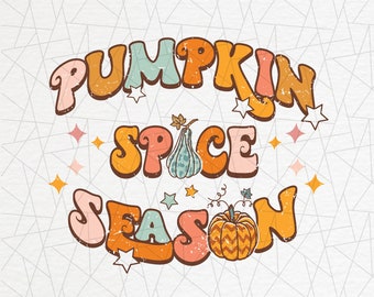 Temporada de especias de calabaza png - Calabaza png - Otoño png - Retro otoño png - Calabaza leopardo png - Hola calabaza png
