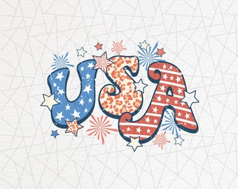 USA sublimation designs png - 4th of July sublimations - USA celebrations - 4th of July - Independence day png - USA leopard print - Freedom