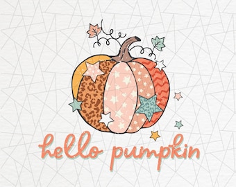 Calabaza con estampado de leopardo PNG - Sublimación de calabaza - Otoño png - Retro otoño png - Camisa de otoño png - Calabaza leopardo png - Vibraciones de otoño png