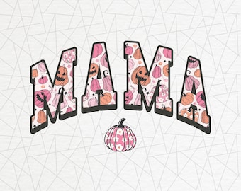 Fall mama png  sublimation - Groovy pumpkin png - Autumn png - Retro fall - Halloween shirt - Trendy fall design - Vintage halloween design