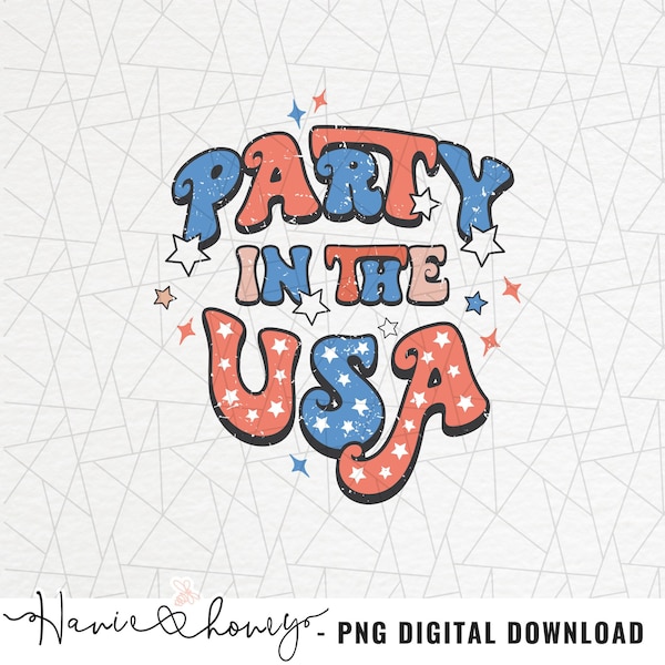 Party in the USA png - 4th of July sublimations - USA celebrations - 4th of July - Independence day png - Fourth of July - Freedom