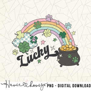 St Patrick&#39;s day Png - St patty dog Png - Lucky clover Png - St. patties day shirt png - Dog mama Png - Lucky dog Png - Lucky dog vibes Png