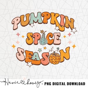 Pumpkin spice season png - Pumpkin png - Autumn png - Retro fall png - Fall shirt png - Leopard pumpkin png - Hello pumpkin png
