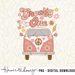 Groovy one png - Girls birthday png - Girls first birthday png - 1st birthday boho shirt - Groovy one shirt -  Matching mommy and me shirt
