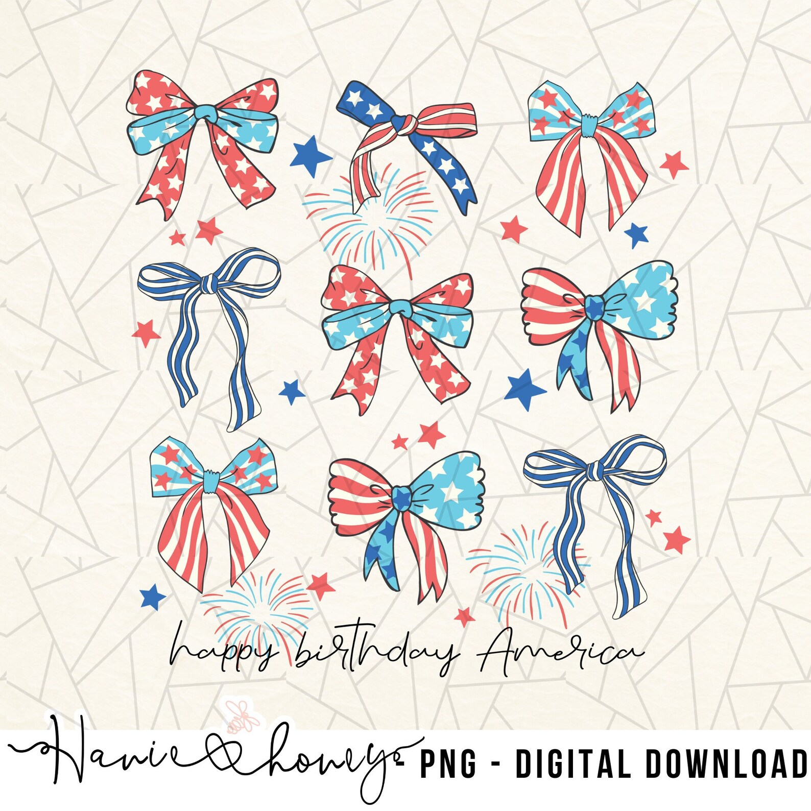 Happy Birthday America Png - 4th of July Sublimations - USA ...