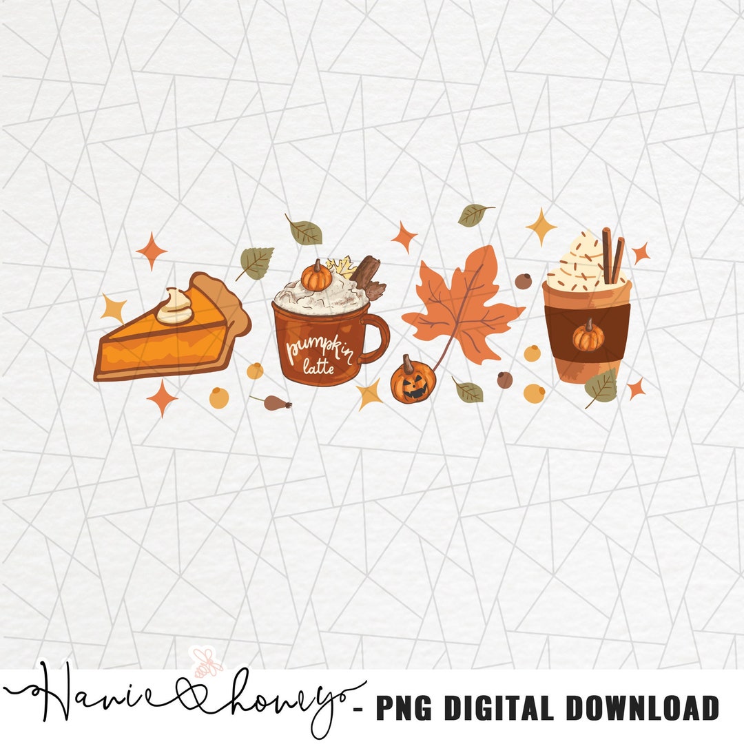 Pumpkin Png - Pumpkin Spice Png - Pumpkin Pie - Latte Fall Coffee Png ...