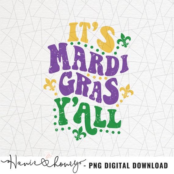 Mardi gras sublimation - Mardi gras png - Retro png - Digital download - Mardi gras festival - Happy Mardi gras - Mardi gras shirt png