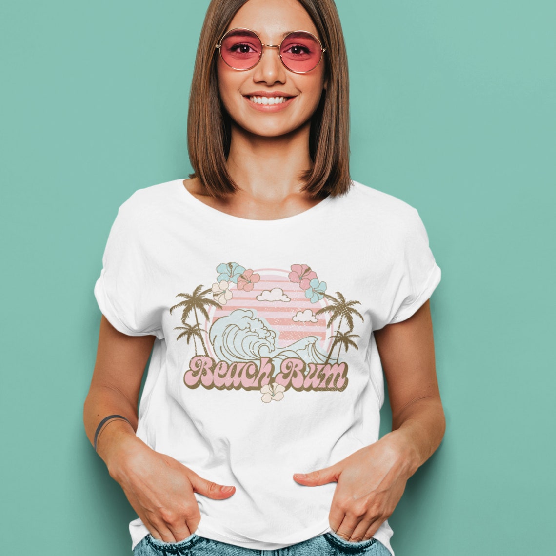 Beach Bum PNG Retro Shirt Png Vintage Sublimation Beach - Etsy
