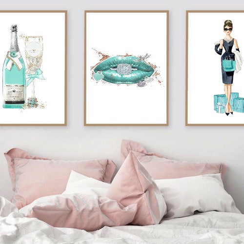 Set of 3 Hello Lashes Fashion Art Prints Dressing Etsy UK