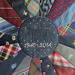 necktie table topper instructions