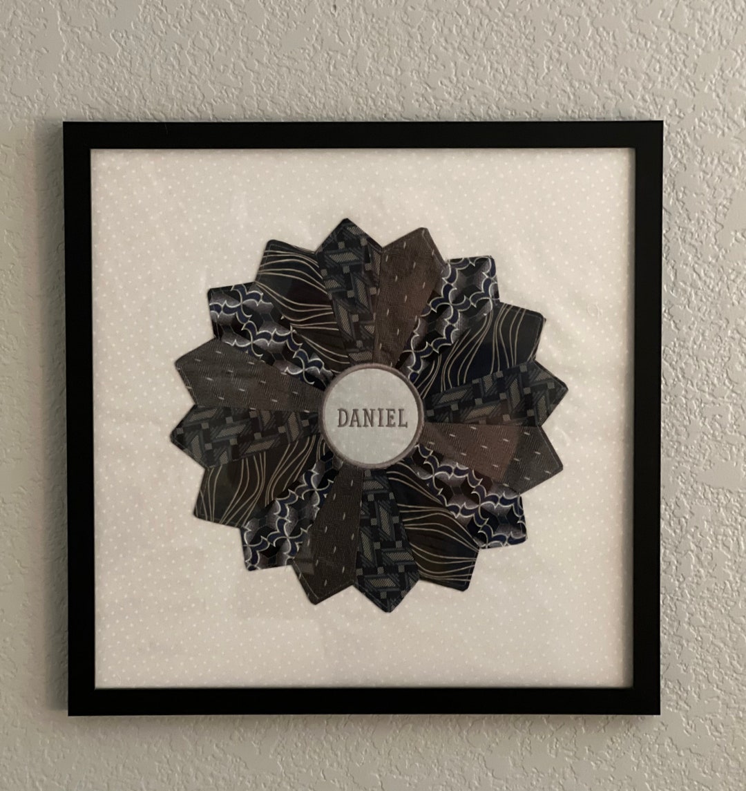 necktie wall art
